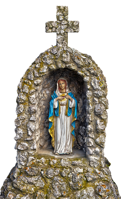 grotto, maria, marienfigur